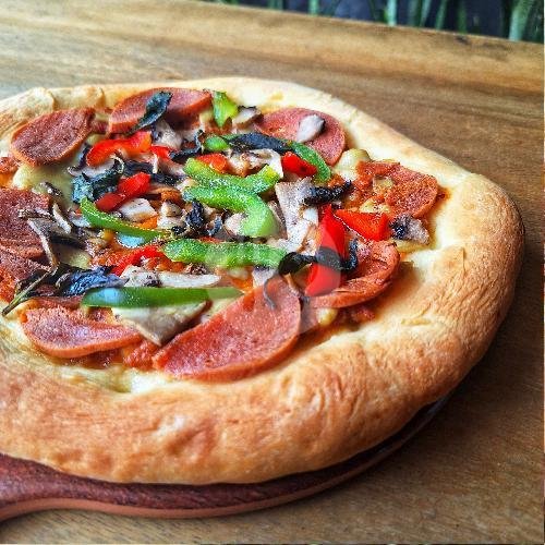 Nasi Pecel menu Black Forest Vegan Cafe, Brontokusuman