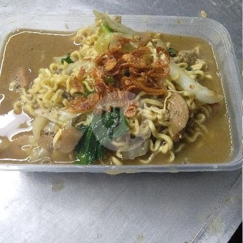 Mie Rebus Ayam Baso menu Nasi Goreng Bapa W, Cipinang Besar