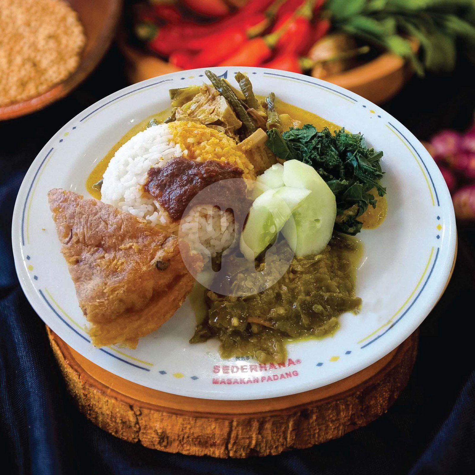 Nasi Cincang menu Sederhana SA, Pondok Candra