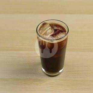 Teh Es / Anget menu Tahu Telor Pak Wo, raya langsep