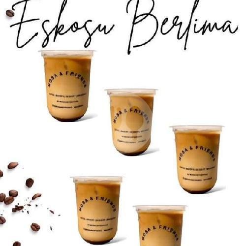 Paket Es Kopi Susu Berlima menu Mosa And Friends, Arcamanik