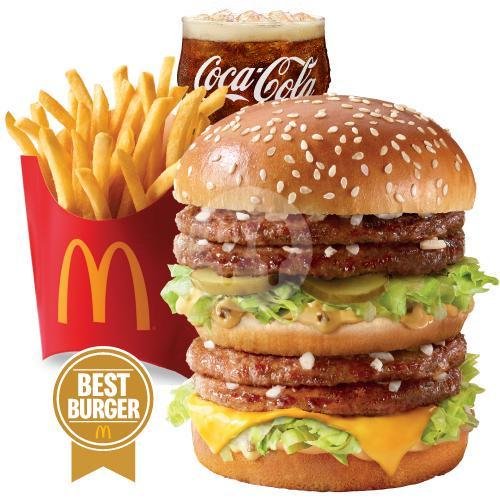Double Big Mac. menu Mcd Kings Shopping Center, Kepatihan