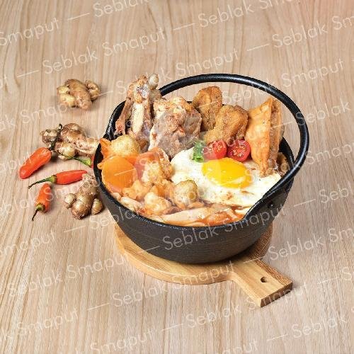 Seblak Komplit Ceker menu Seblak Smaput 33, Cempaka Putih Barat