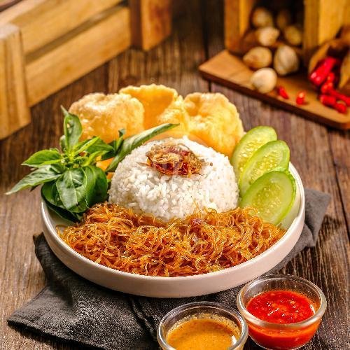 Nasi Putih menu Nasi Ulam Alung, Gajah Mada