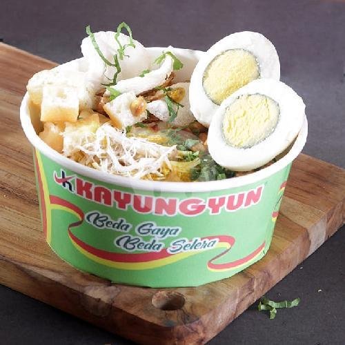 Bubur Ayam Istimewa (Telor & Hati Ampela) menu Bubur Ayam Kayungyun, Sukun