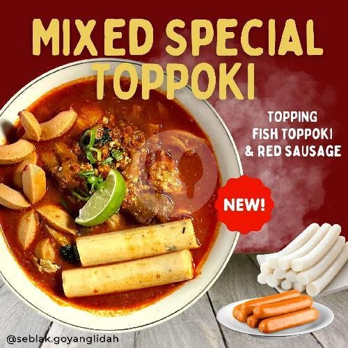 Mixed Enoki menu Seblak Goyang Lidah Kediri