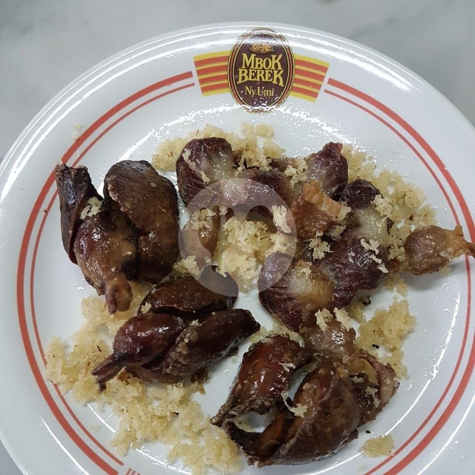 1 Biji Ati Ampela menu Ayam Goreng Mbok Berek Ny. Umi, Tebet