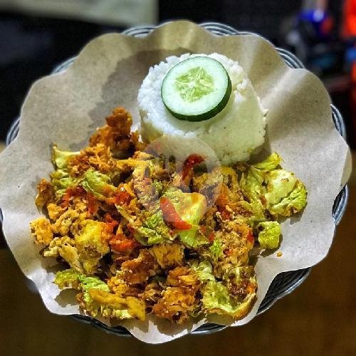 Nasi Ayam Kol / Kubis Geprek Ngaglik Ori (penemuan Baru) menu Ayam Geprek Ngaglik (Catmilk), Batu