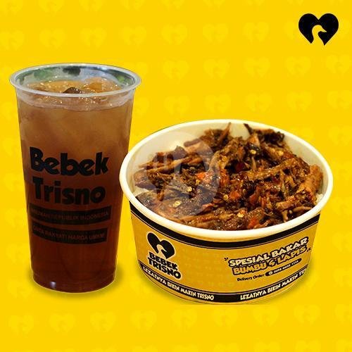 Bundling Bebek Bakar Dan Ayam Bakar Dan 2 Es Teh menu Bebek Trisno, Panjaitan