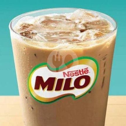 Milo Float menu Ayam Geprek Kawan, Bebel