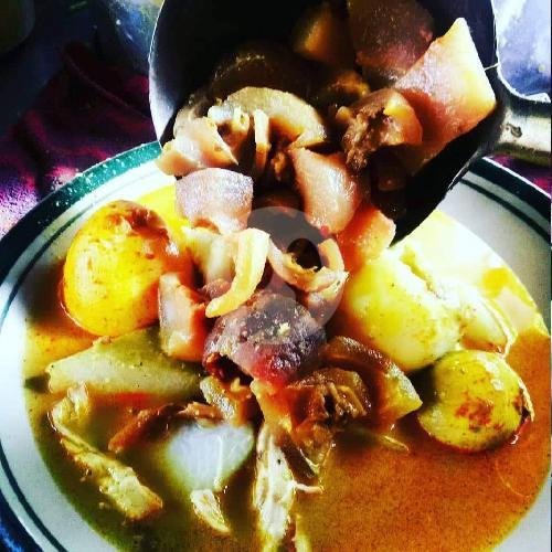 Lontong Kikil Plus Telor menu Lontong Kari Pasko Boga Rasa, Pasir Koja 14a