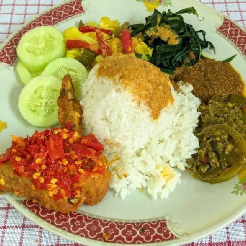Nasi Bawal Bakar menu Rm Sinar Minang Jaya, Wahid Hasyim