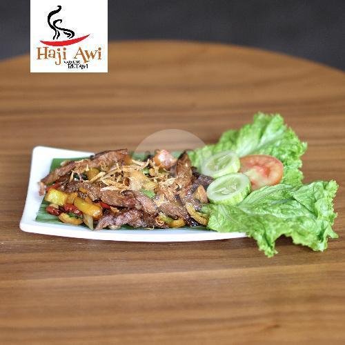 Iga Goreng Asem menu Waroeng Betawi Haji Awi, Pasar Minggu