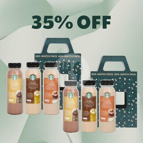 New! Starbucks 3 x 250 ml menu Starbucks, Ahmad Yani Padang