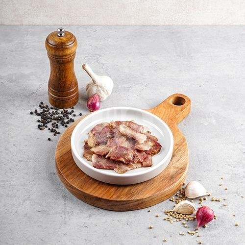 Sei Sapi Daging Wagyu Asap Saja menu Sei Sapi Wagyu Gyumbox, Tasik