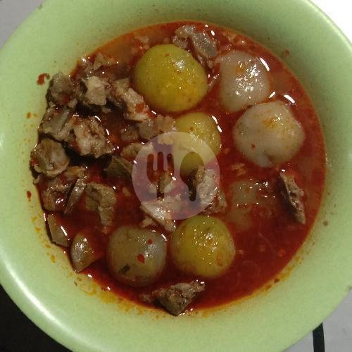 Cilok Kuah Asam Pedas Tulang Ayam menu Panangkringan Cilok Kuah