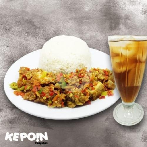 Rica-Rica 1 menu Kepoin Penyetan, Danau Toba