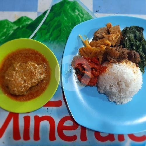 Nasi Dendeng Basah / Dendeng Batakok menu Nasi Kapau Uni Upik