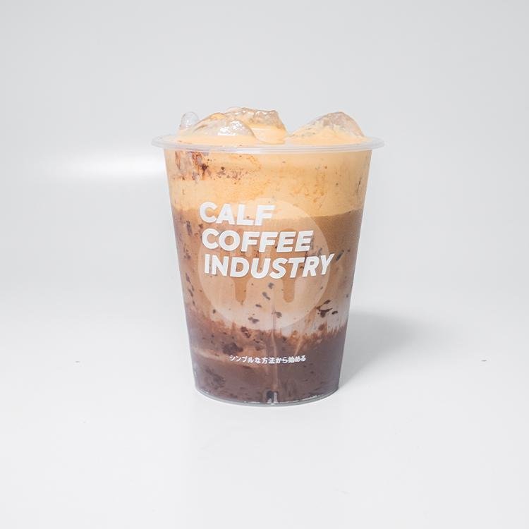 Caramel Jefferson menu Kopi Calf To Go, Seturan