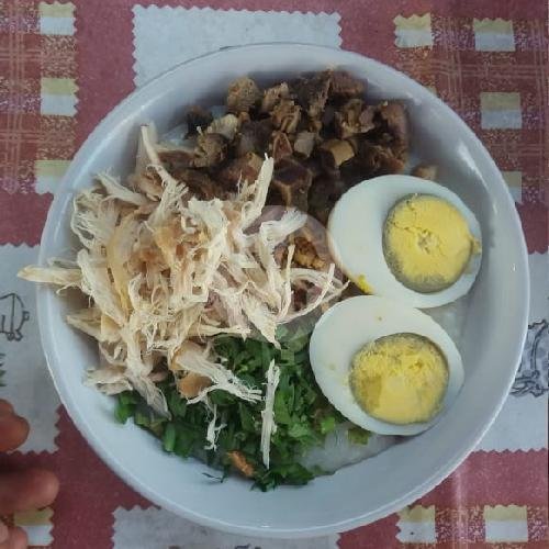 Bubur Ayam Biasa + Ati Ampela menu Bubur Ayam Burnox & Lontong Kari, Jatinangor