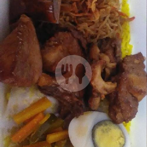 Nasi Kuning Cakalang menu Nasi Kuning Luwuk, Manyar