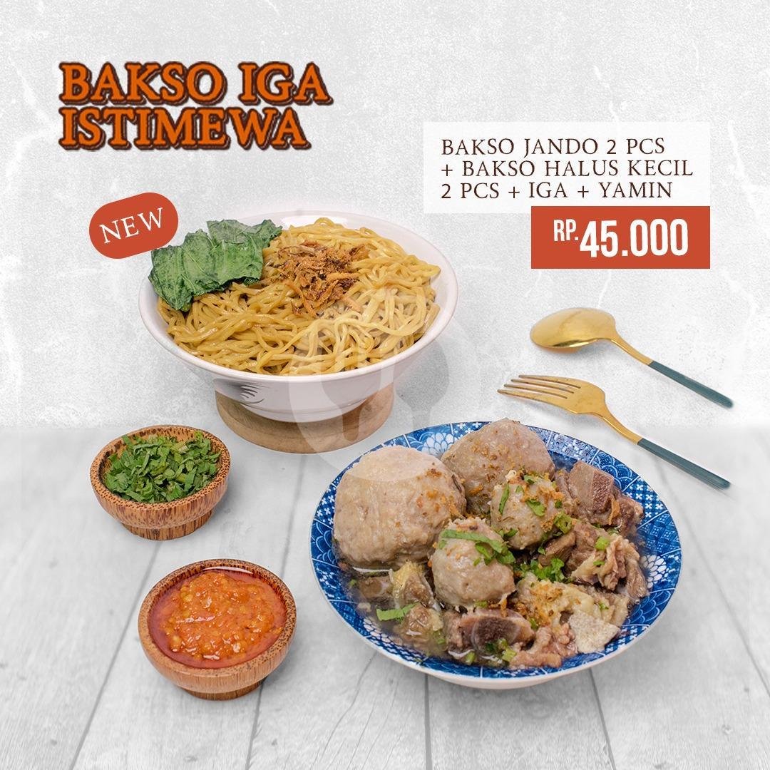 Bakso Iga Istimewa menu Bakso Sedjahtera, Arcamanik