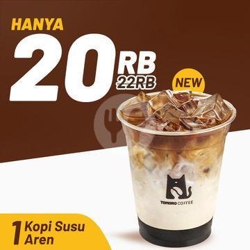 1 TOMORO Aren Latte Rp22RB menu TOMORO COFFEE, Cikutra