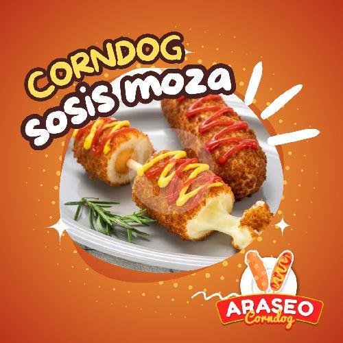 Corndog Full Moza Besar menu Araseo Corndog, Jiwan