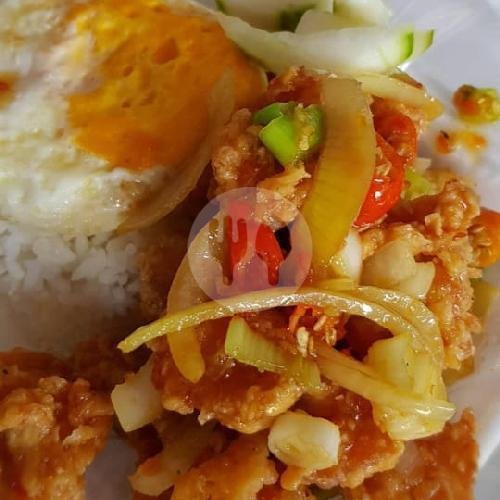 Pitik Brintik Sambal Bawang + Telur + Nasi menu Kedai Nasmiecipok, Klojen