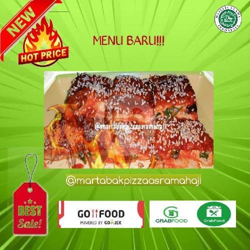 Samyang Telor 4 menu Martabak Pizza Asrama Haji, Pinang Ranti