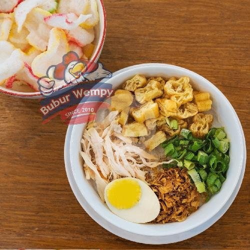 Bubur Ayam Sosis menu Bubur Ayam Wempy, Thamrin 10