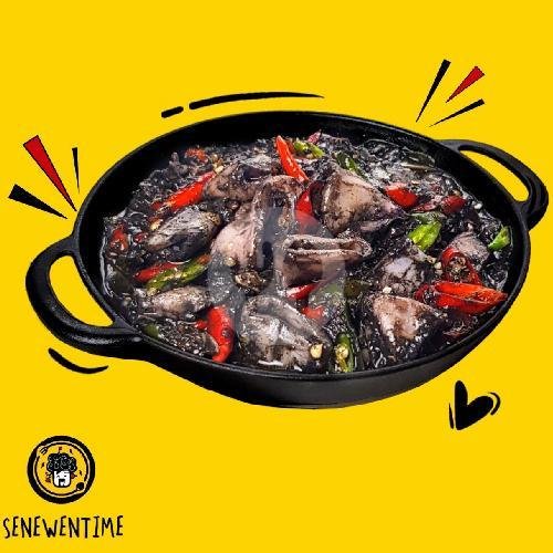 NasGor Cumi Hitam menu Senewen Time, Menanggal