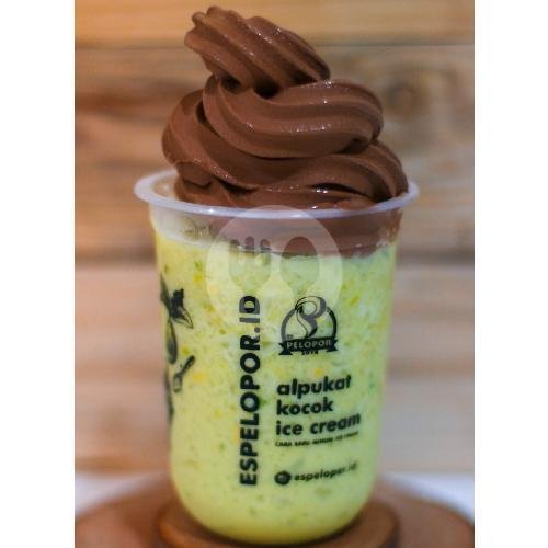 Alpukat Kocok Ice Cream Coklat menu ES PELOPOR BLONDO, MERTOYUDAN