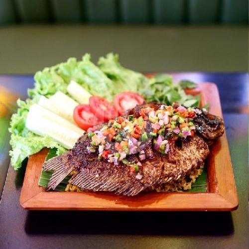 Gurame Bakar Sambal Dabu menu Nona Java, Plaza Araya Malang
