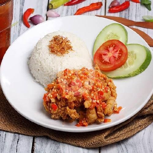 Nasi Ayam Geprek menu Warung Citra, Ketintang Madya