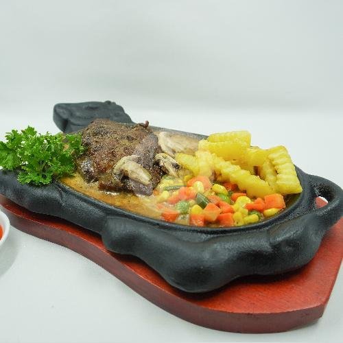 Single Chicken Steak Mushroom Sauce menu Lupizza Bibis