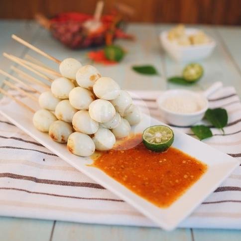 Sate Telur Puyuh menu Rumah Sate Mang Iwa, BKR