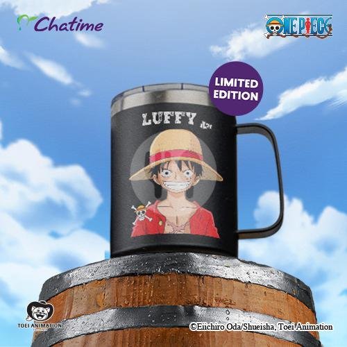 Mug One Piece Straw Hat Crew menu Chatime x Cupbop x Gindaco Tanjung Duren Raya