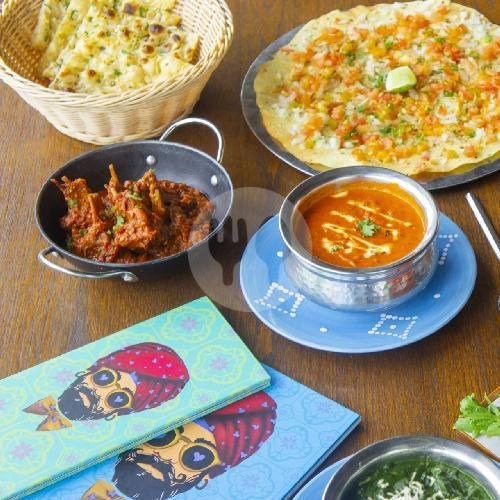 Set Of  3 100 ml menu Babooji - Indian Kitchen & Bar, Gedung Soho