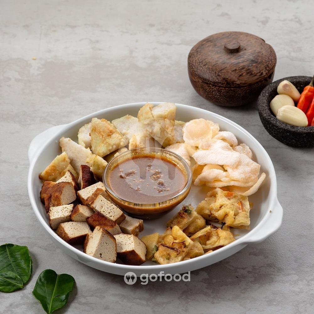 Nasi Pecel menu Lotek Lestari, Pondok