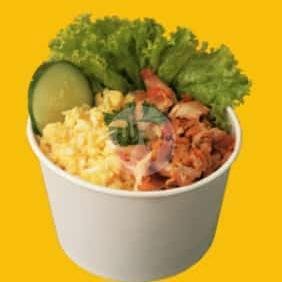 Rice Bowl Sunny Egg menu Prekju YK, Slawi