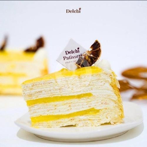 Slice Mille Crepes Vanilla Brulee menu Delchi Patisserie
