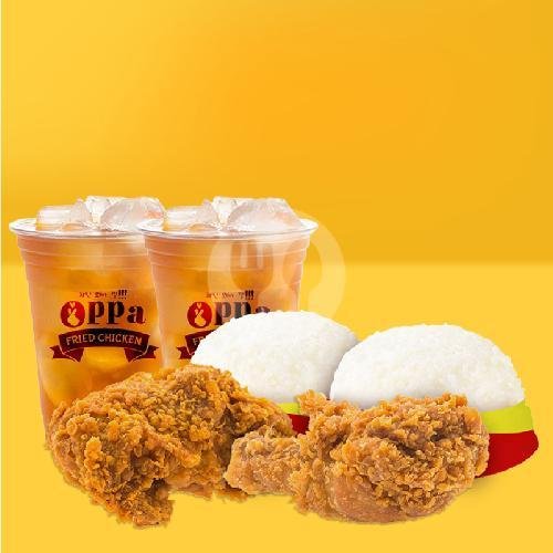 Barbar Crispy Burger menu Oppa Fried Chicken, Banjarsari