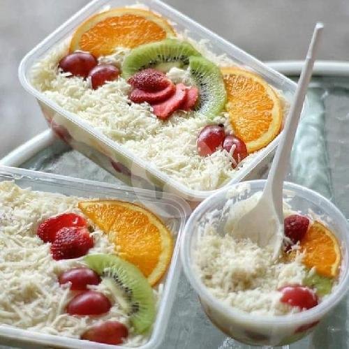 Salad Buah Keju 500ml menu Alula Salad
