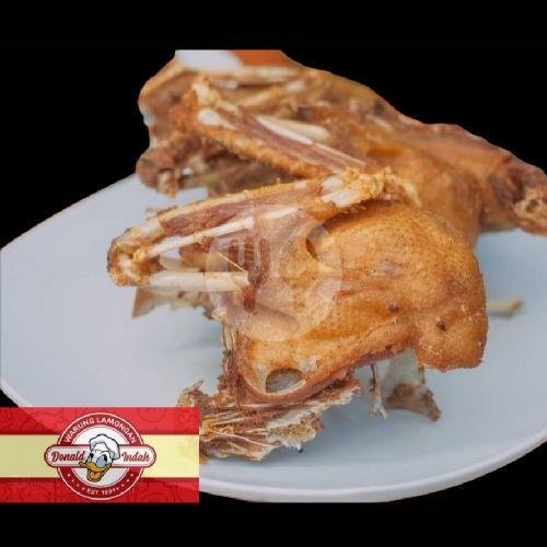 Bebek Goreng menu Warung Lamongan Donald Indah, Mayjend Sutoyo