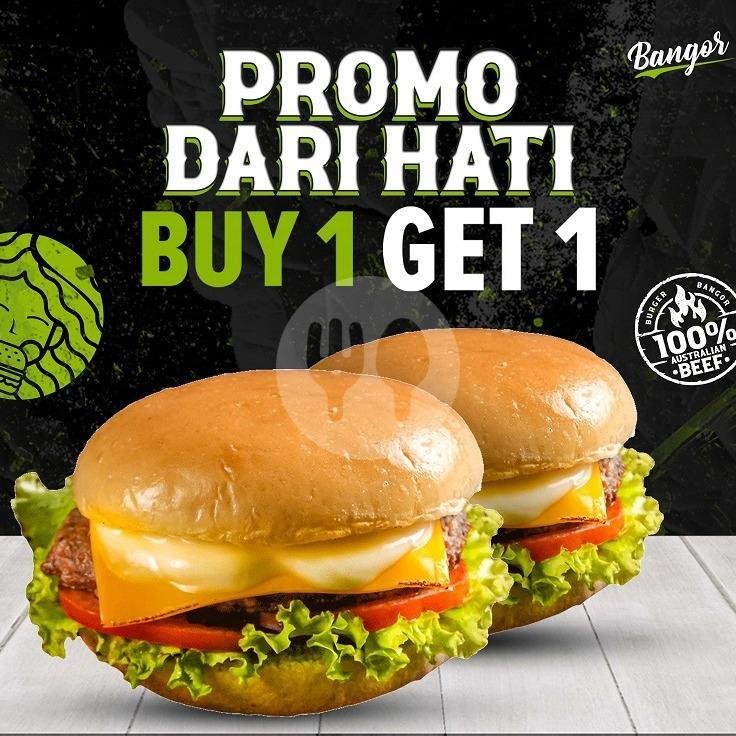 Buy 1 Get 1 Bangor Sausage menu Burger Bangor Express, Klojen Malang