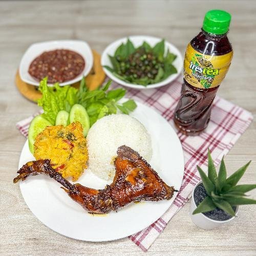 Promo Gepuk Frestea menu Warung Nasi Ibu Imas, Regol