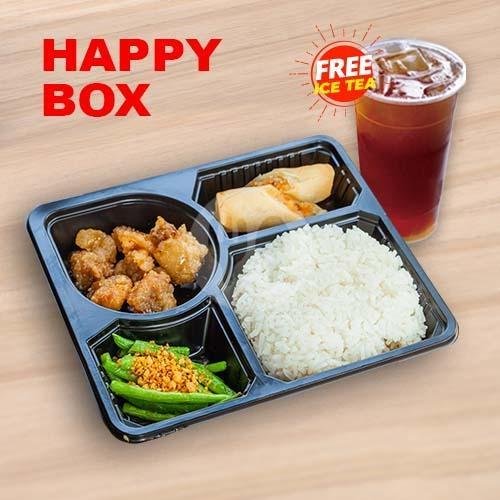 Happy Box 2 menu Rice Bowl, Plaza Asia