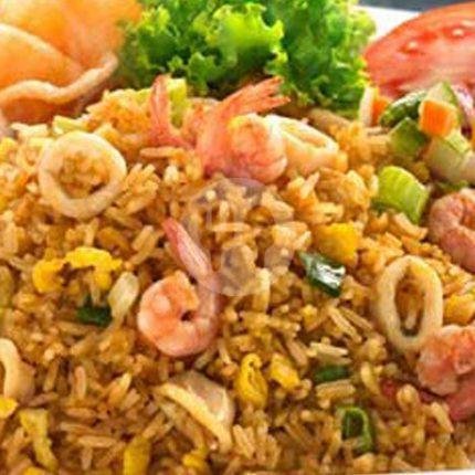 Nasi Goreng Seafood menu Mie Ayam Bangka Liong Lie, Cipayung , Jakarta Timur