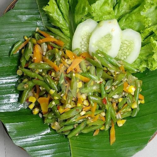 Buncis Jagung menu RM Sunda Prasmanan, Cikajang